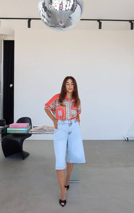 Bermuda Denim Shorts