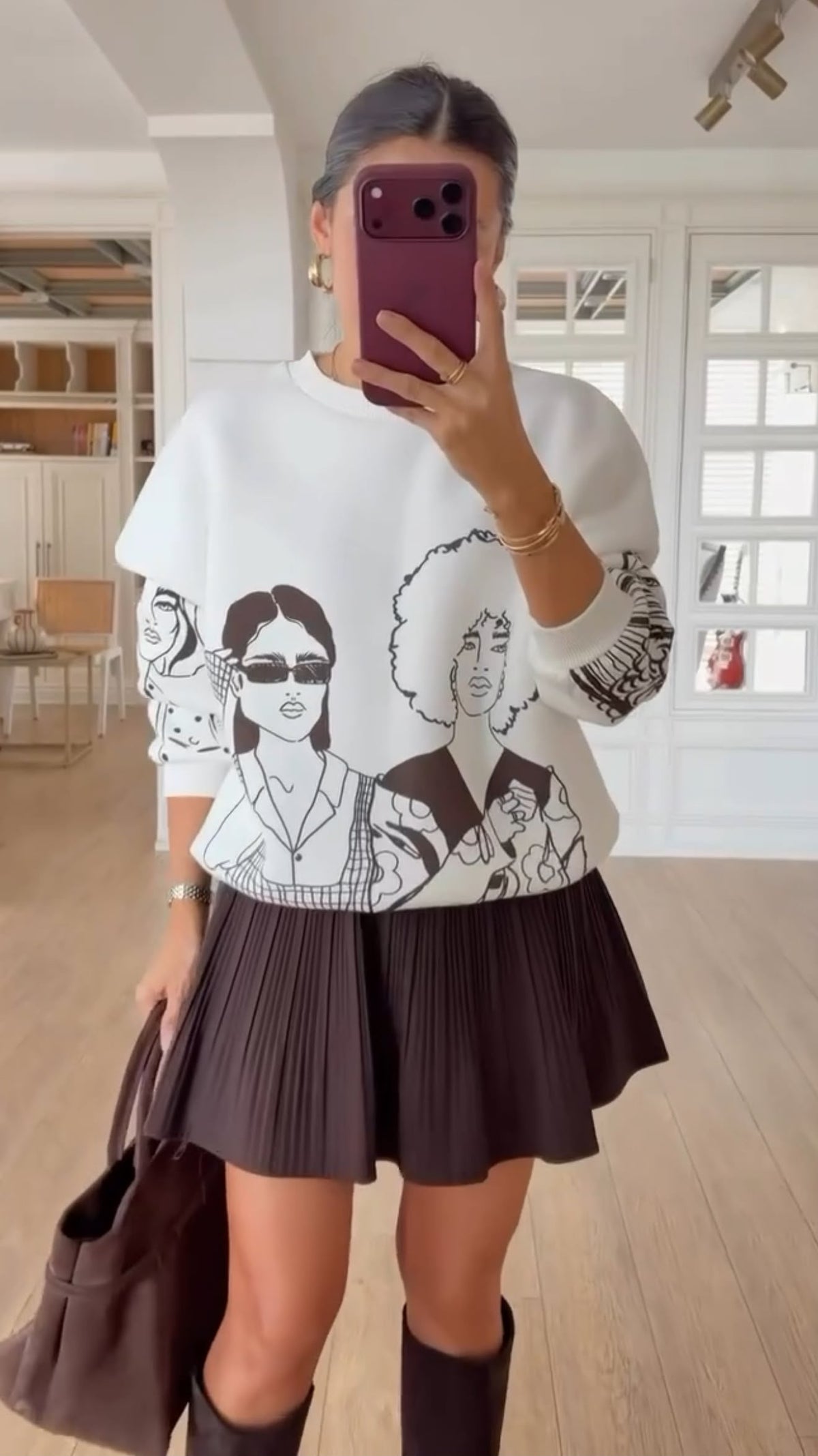 Brown Wool Skirt 🤎